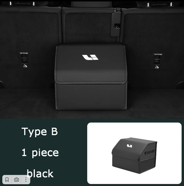 Органайзер для хранения вещей в багажнике автомобиля Li LiXiang L7, L8, L9 2023-2024, цвет черный<br>